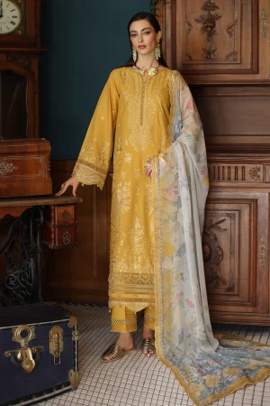 NS-155 Embroidered Lawn 3pcs